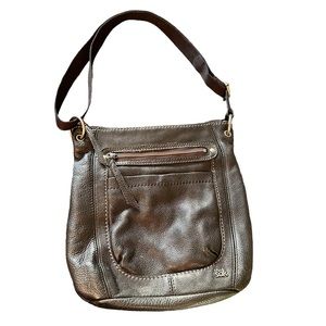 The Sak women Black  Genuine Leather Crossbody Bag 👜